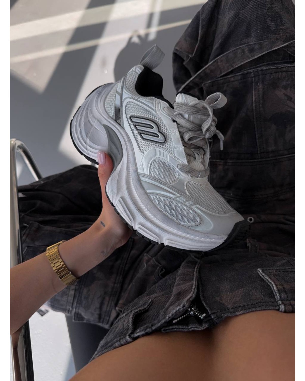 Balenciaga 10XL Silver