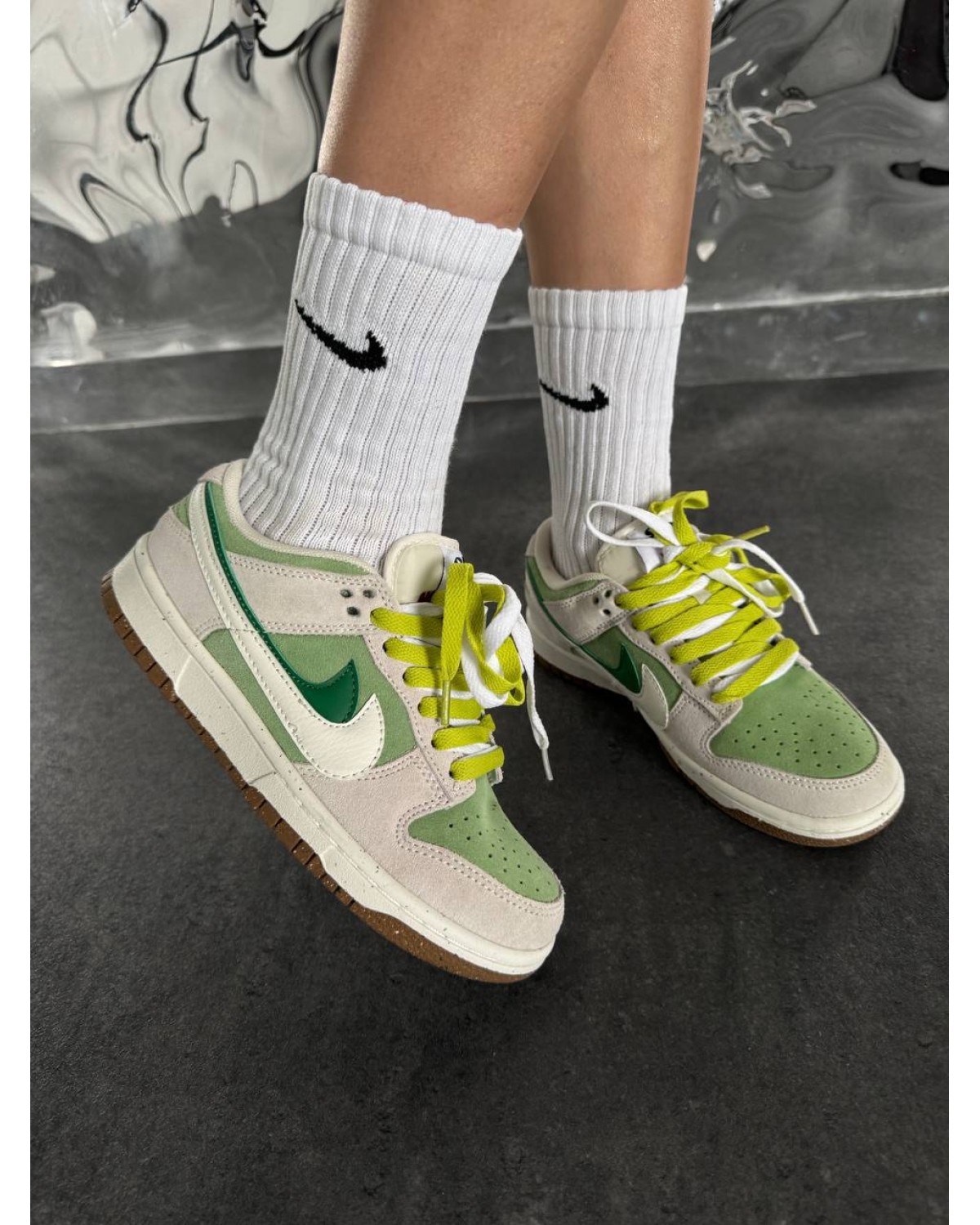 Nike SB Dunk 85 Double Swoosh Green