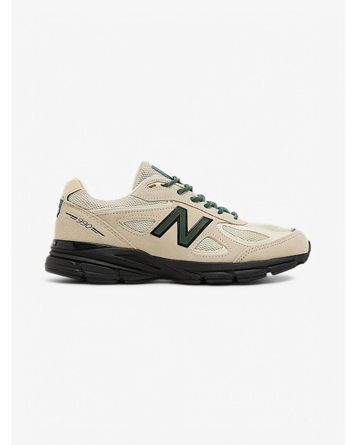 New Balance 990v4 Made in USA Macadamia Nut/Black