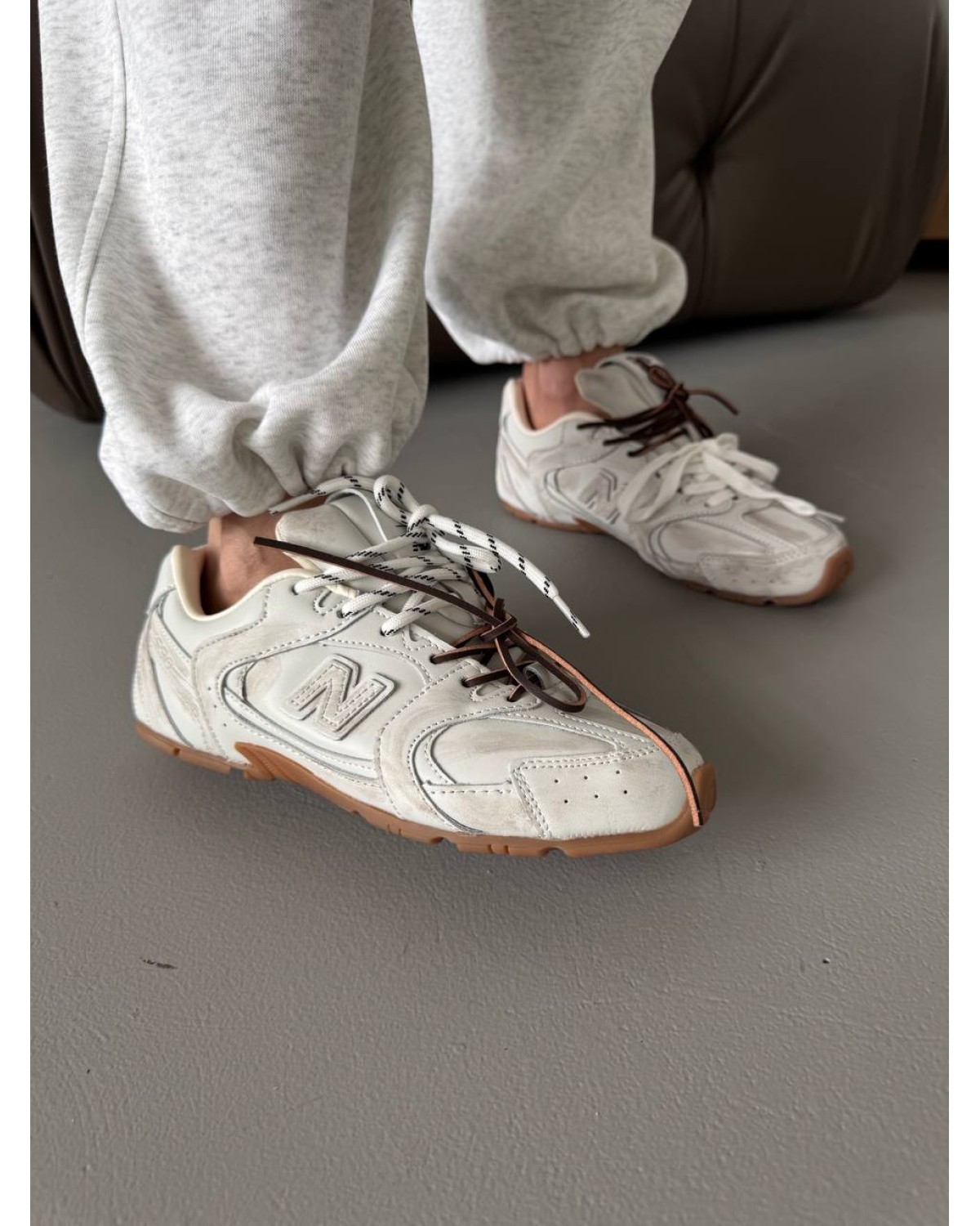 New Balance 530 x Miu Miu Dirty White