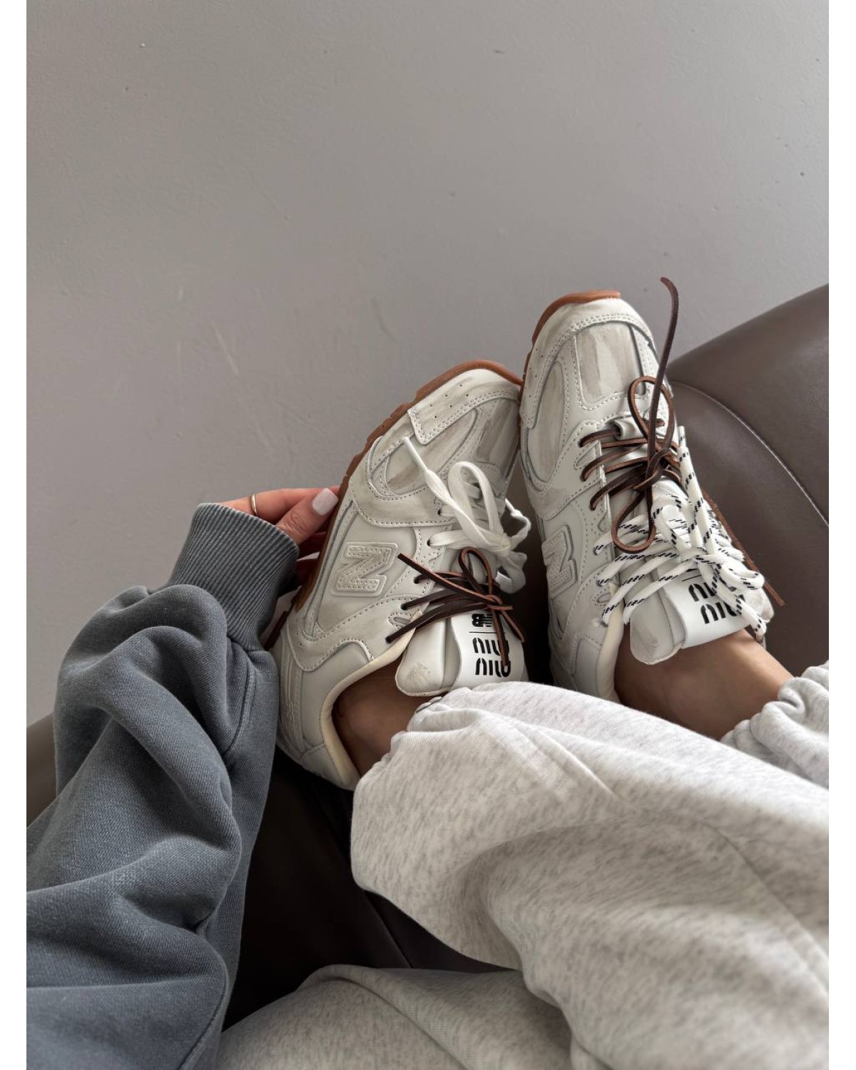 New Balance 530 x Miu Miu Dirty White
