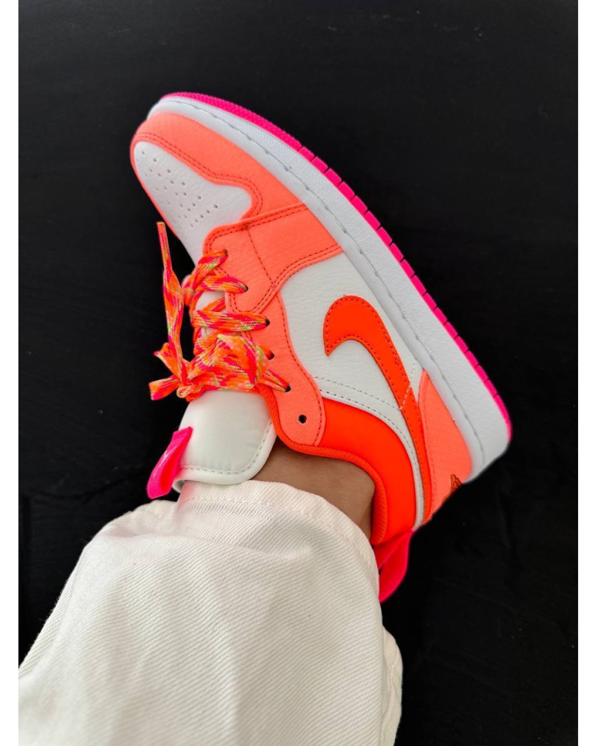 Nike Jordan 1 Low Utility Crimson Pulse Total Orange White