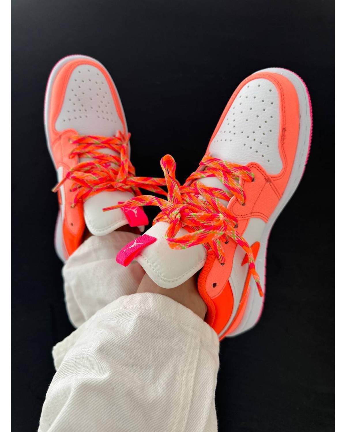 Nike Jordan 1 Low Utility Crimson Pulse Total Orange White