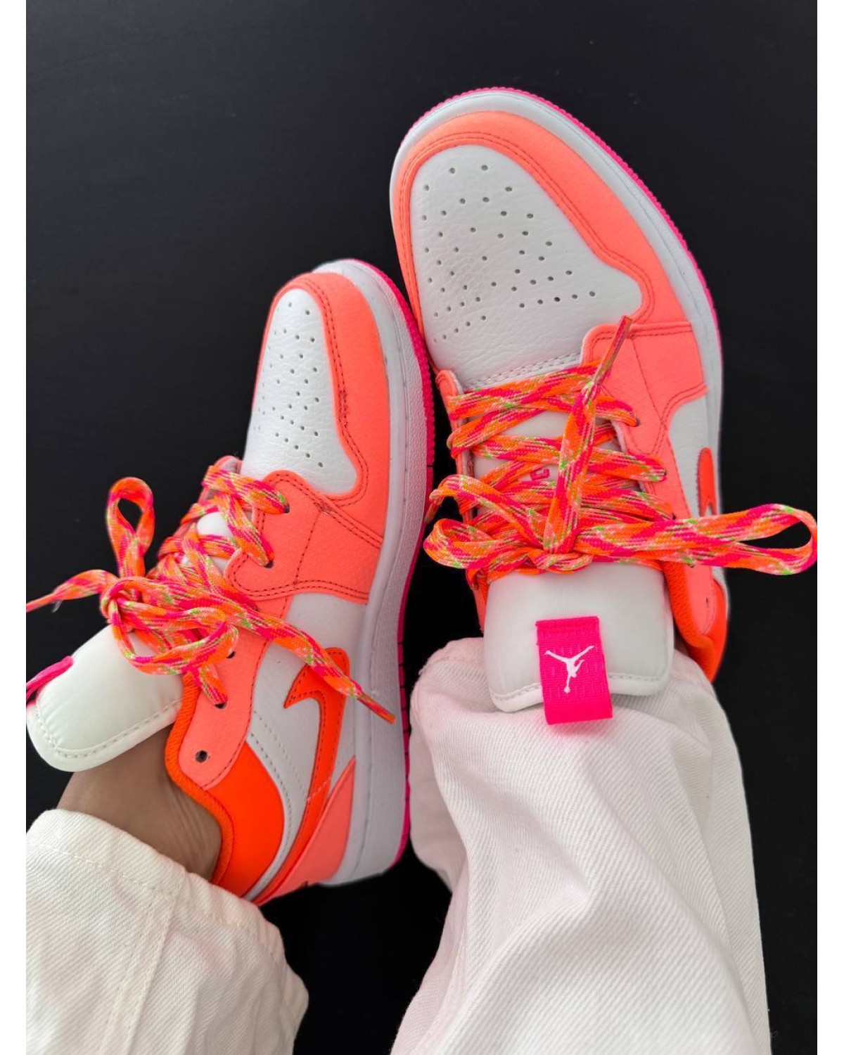 Nike Jordan 1 Low Utility Crimson Pulse Total Orange White