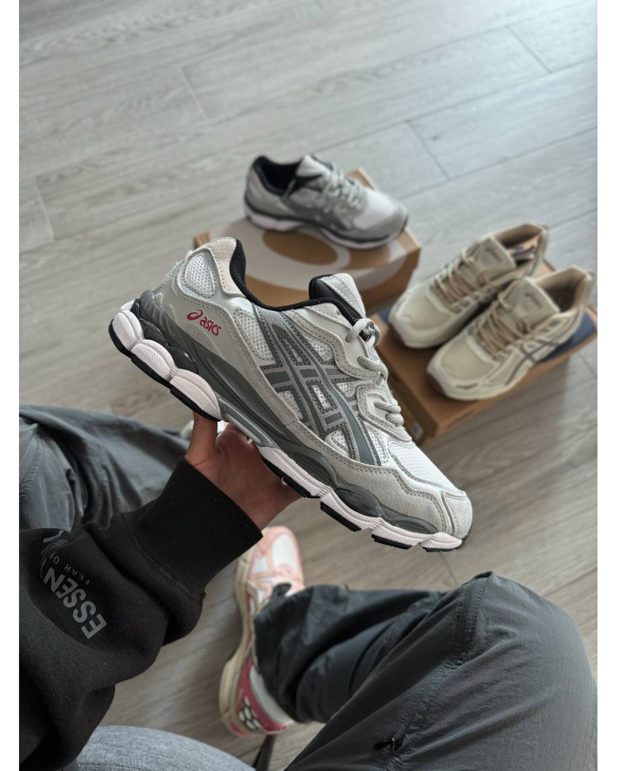 Asics Gel NYC White Steel Grey