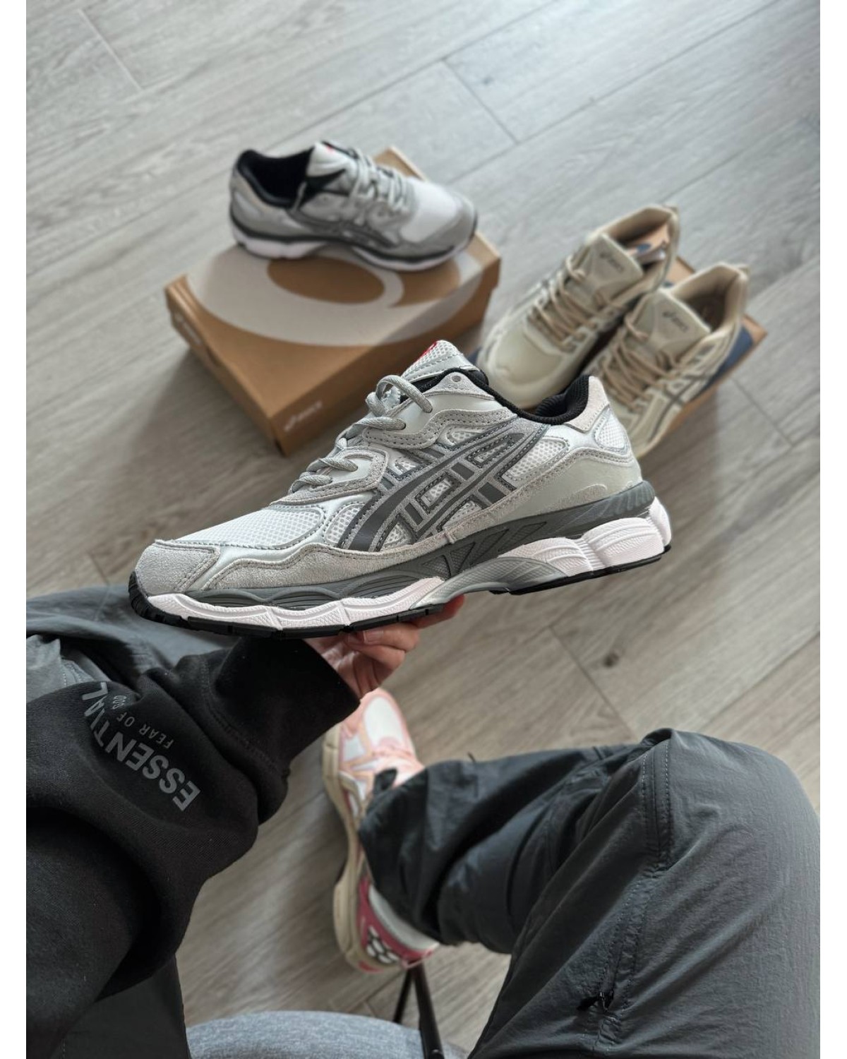 Asics Gel NYC White Steel Grey