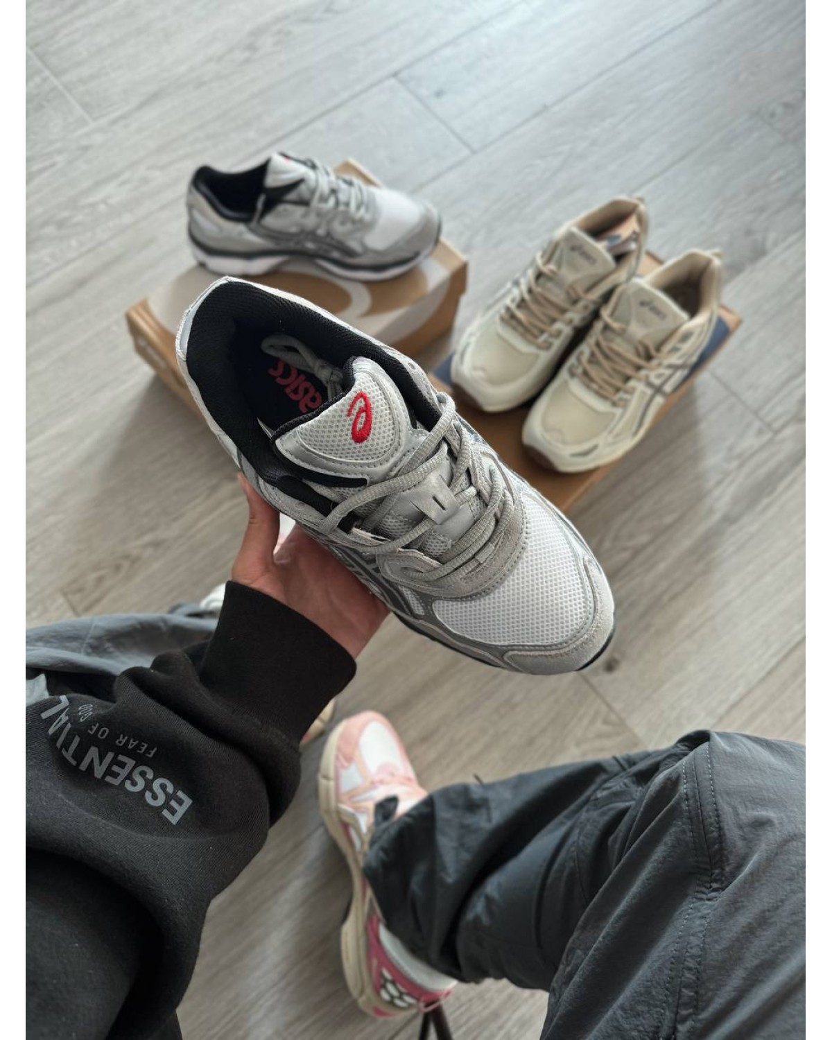 Asics Gel NYC White Steel Grey