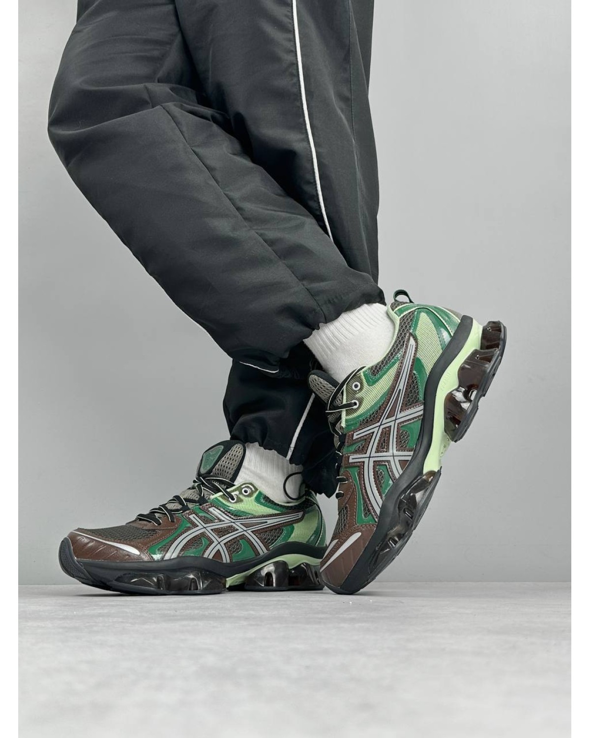 Asics Gel Quantum Kinetic Dark Sepia Shamrock