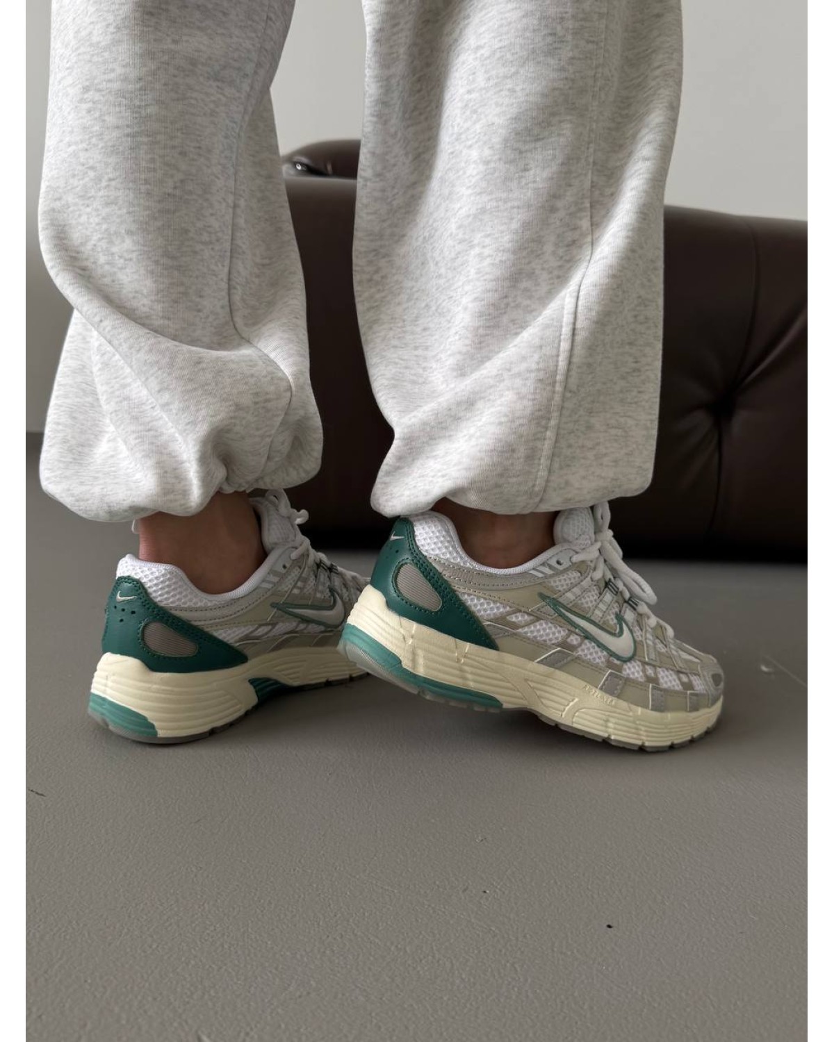 Nike P-6000 White Green