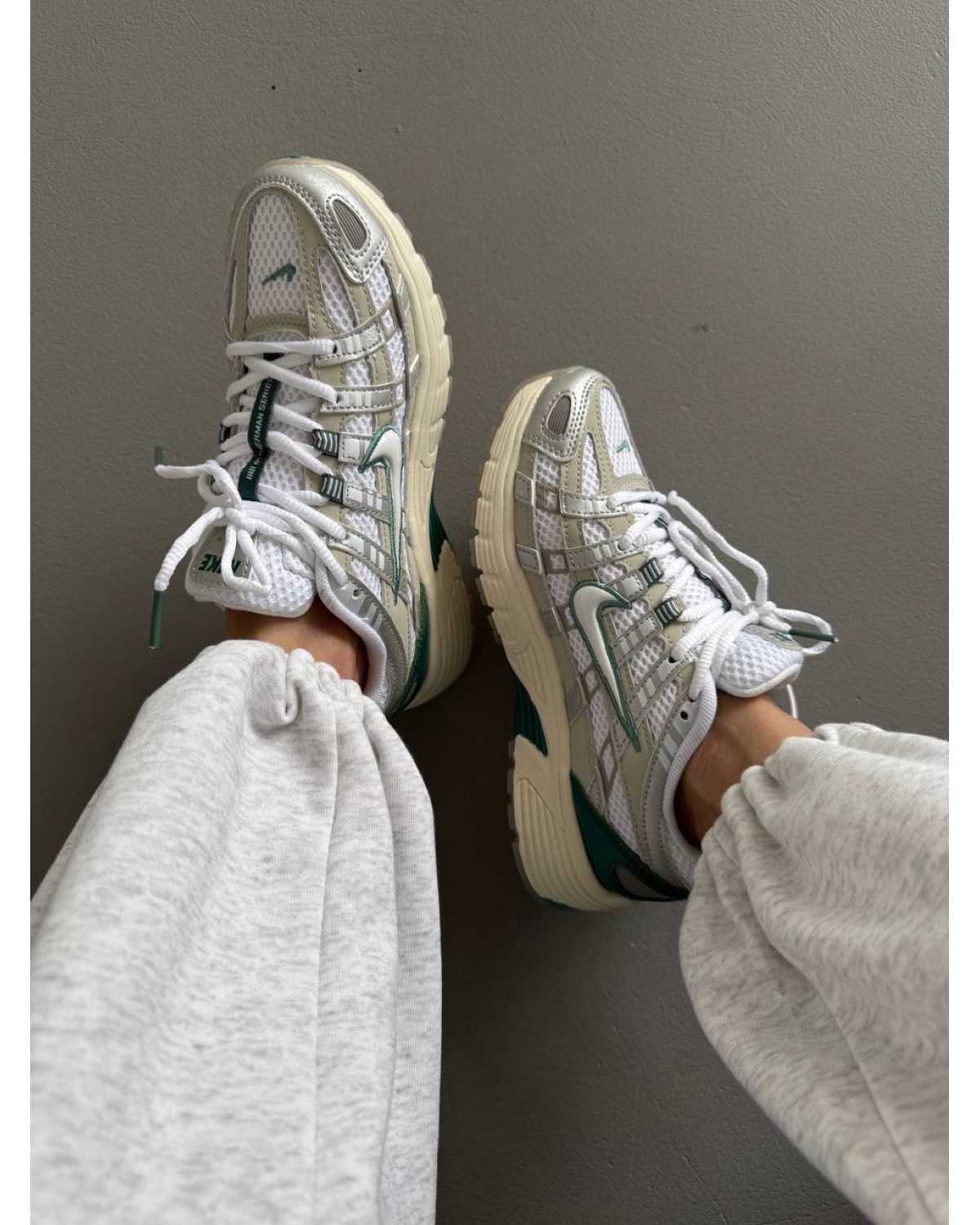 Nike P-6000 White Green