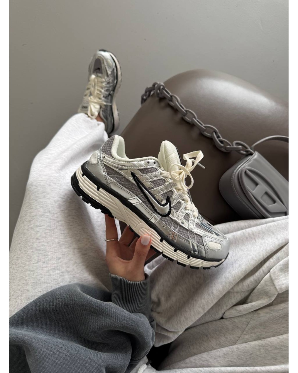 Nike P-6000 Silver Metallic