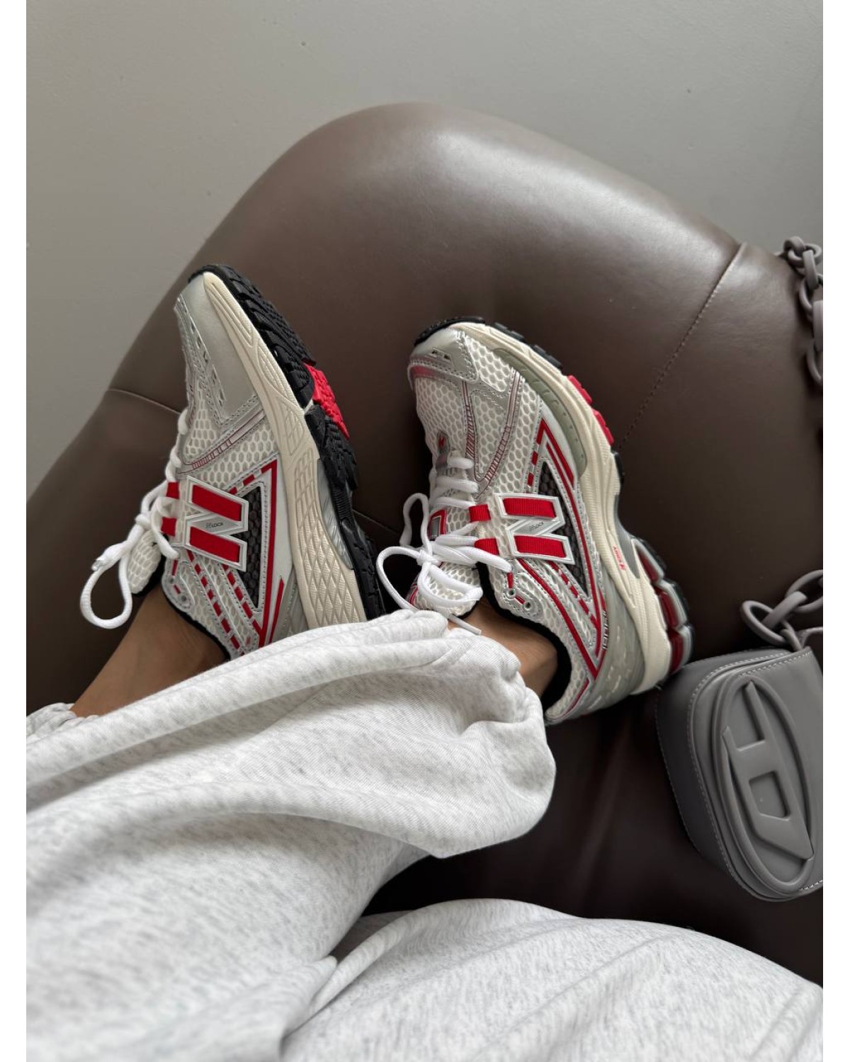 New Balance 1906 Silver/Red