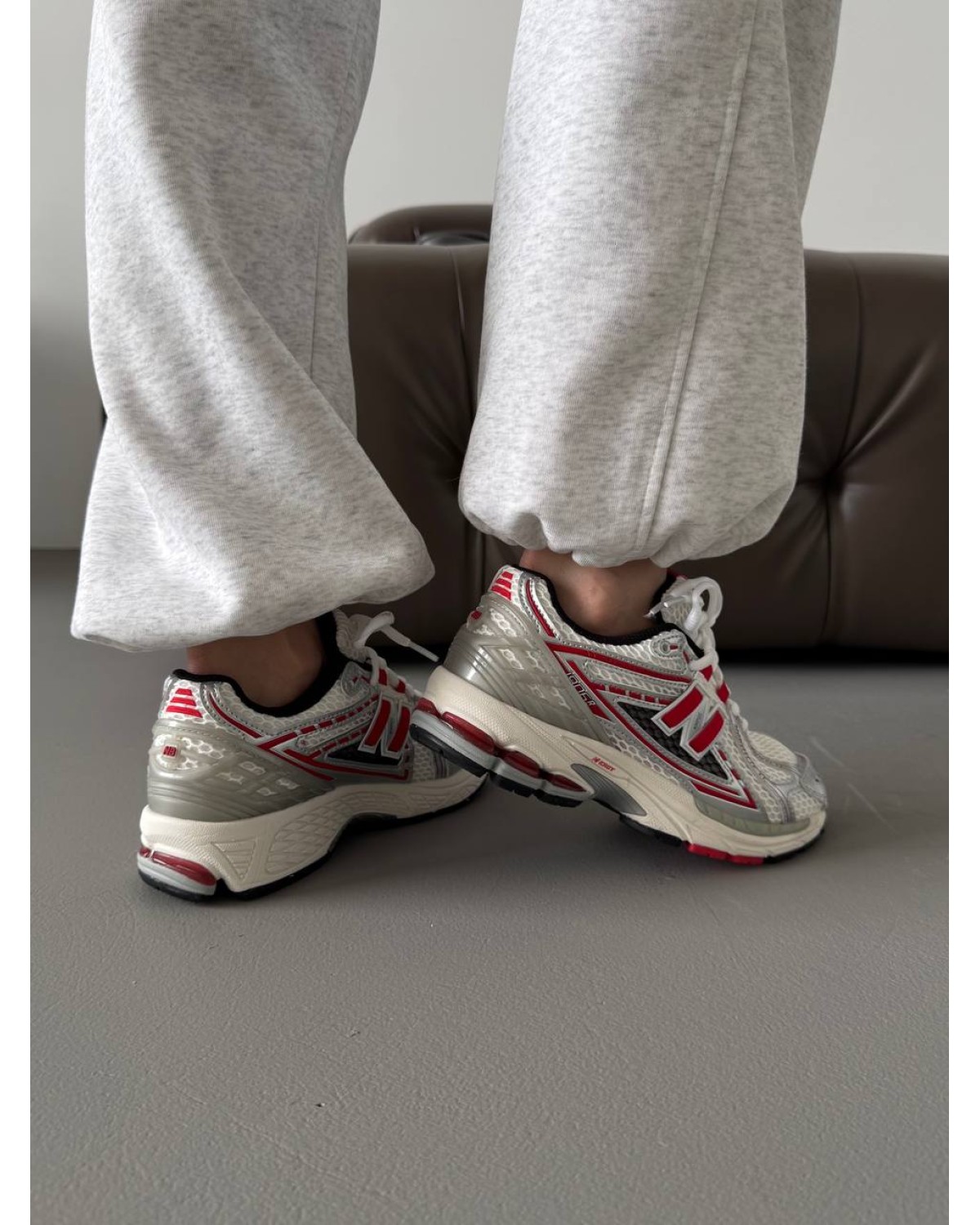 New Balance 1906 Silver/Red