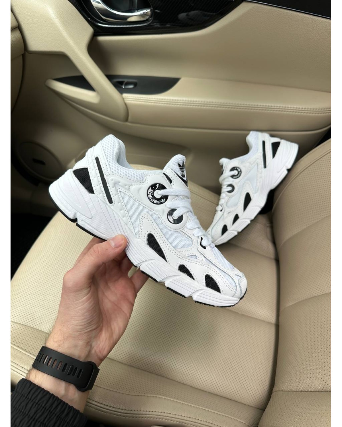 Adidas Astir White Black