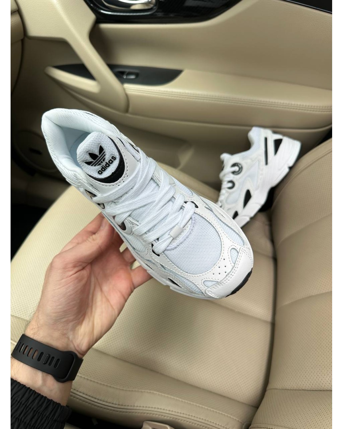 Adidas Astir White Black