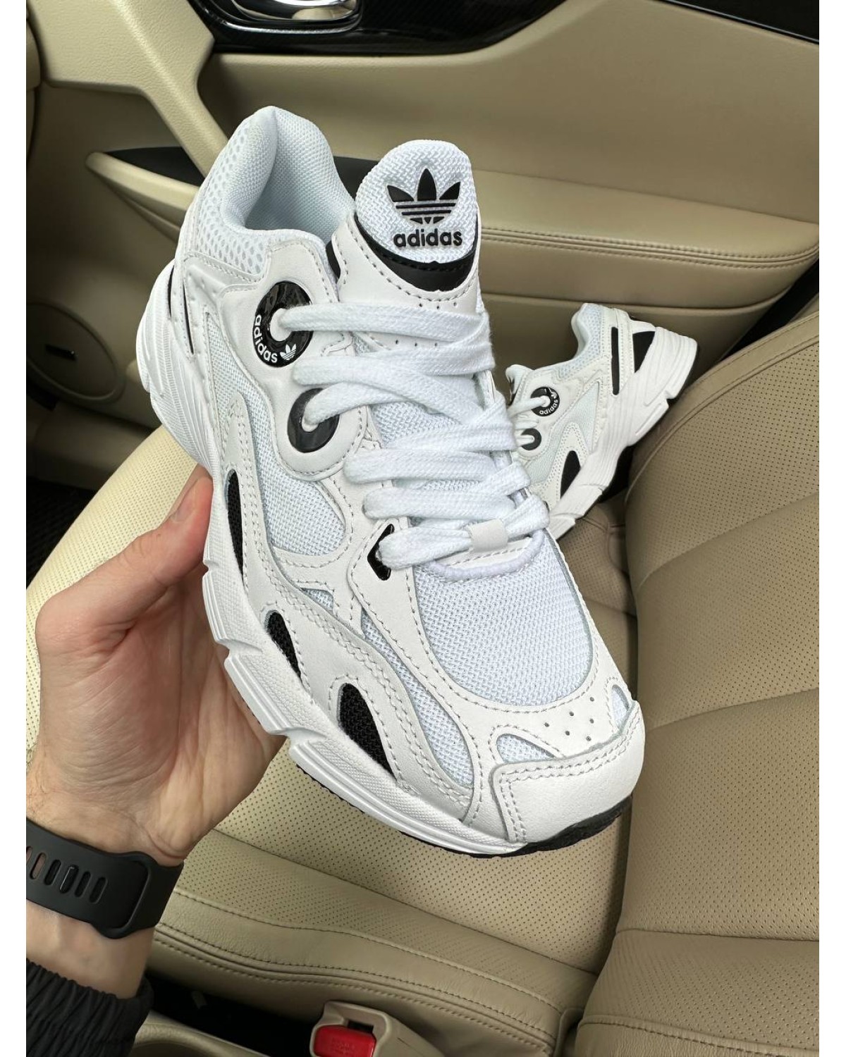 Adidas Astir White Black