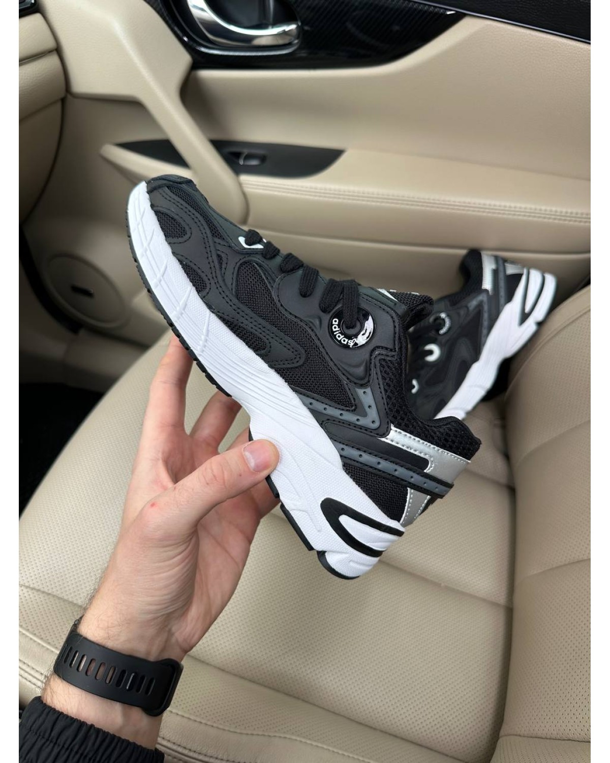 Adidas Astir Black White