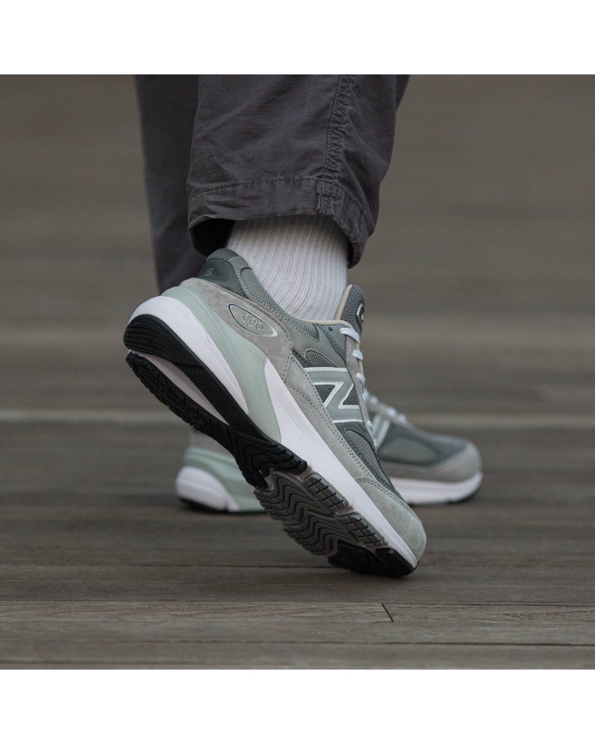 New Balance 990 v3 White Grey