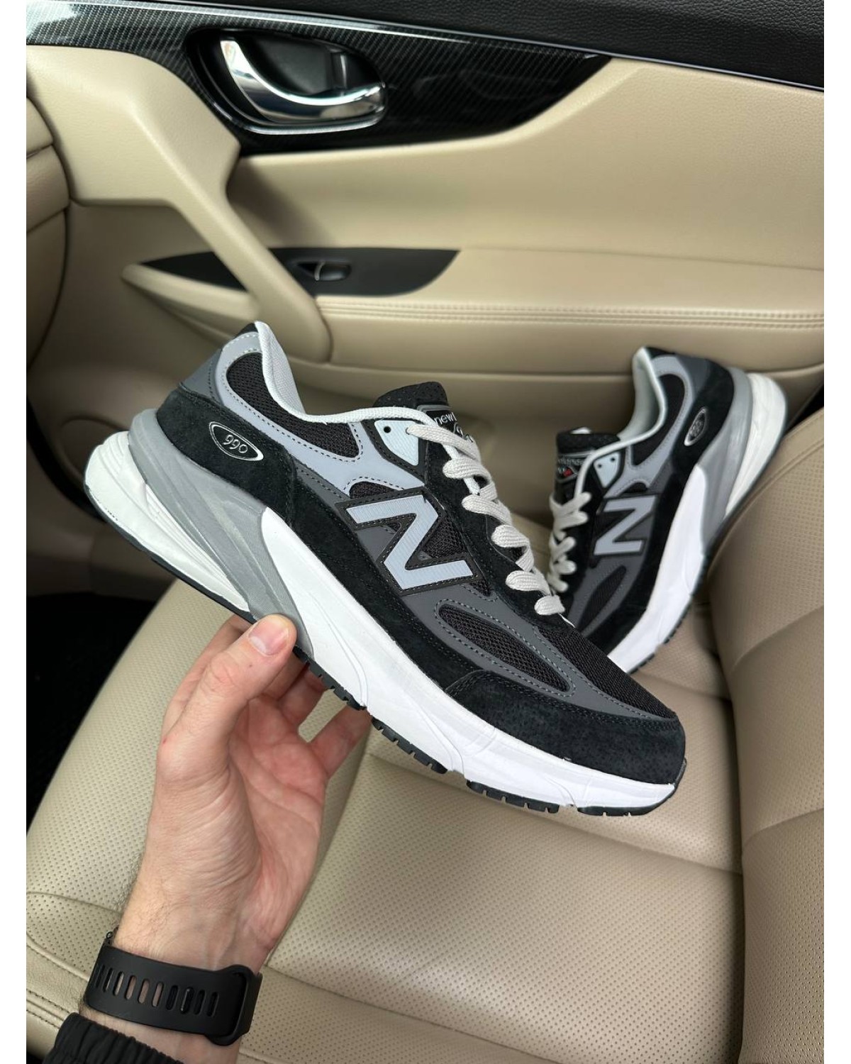 New Balance 990v6 Black White Grey