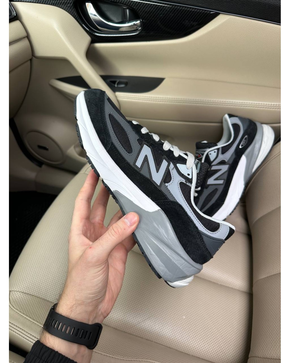 New Balance 990v6 Black White Grey