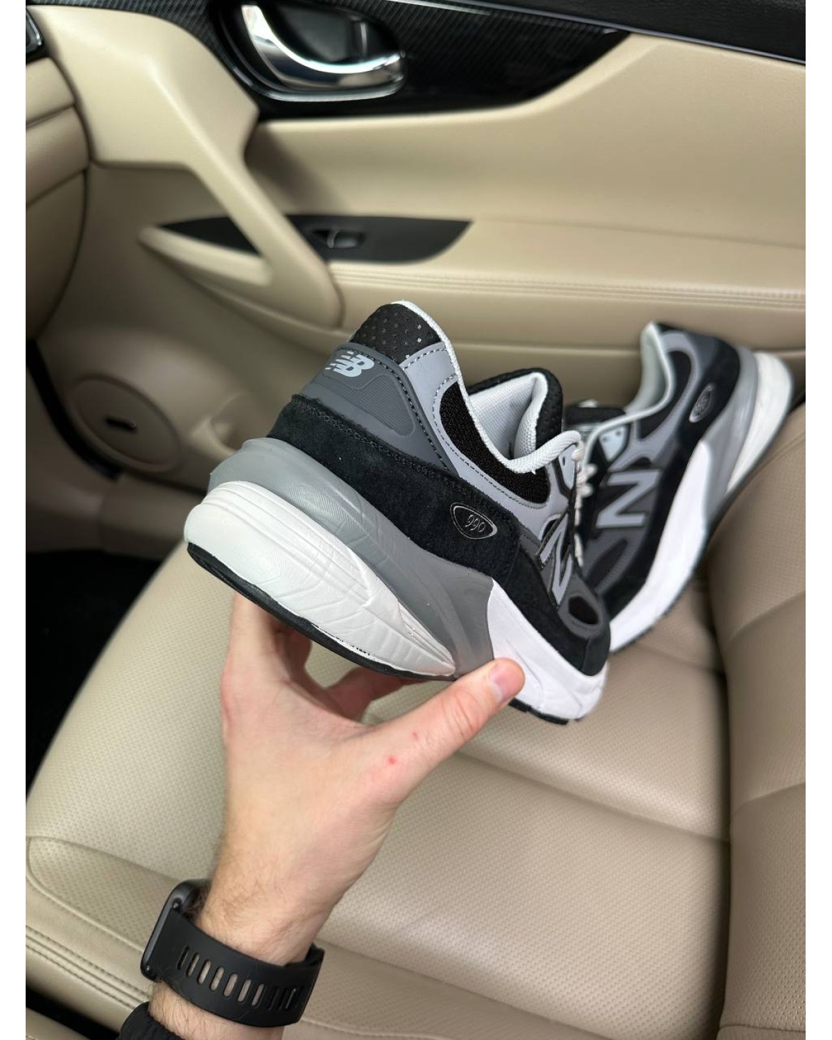 New Balance 990v6 Black White Grey