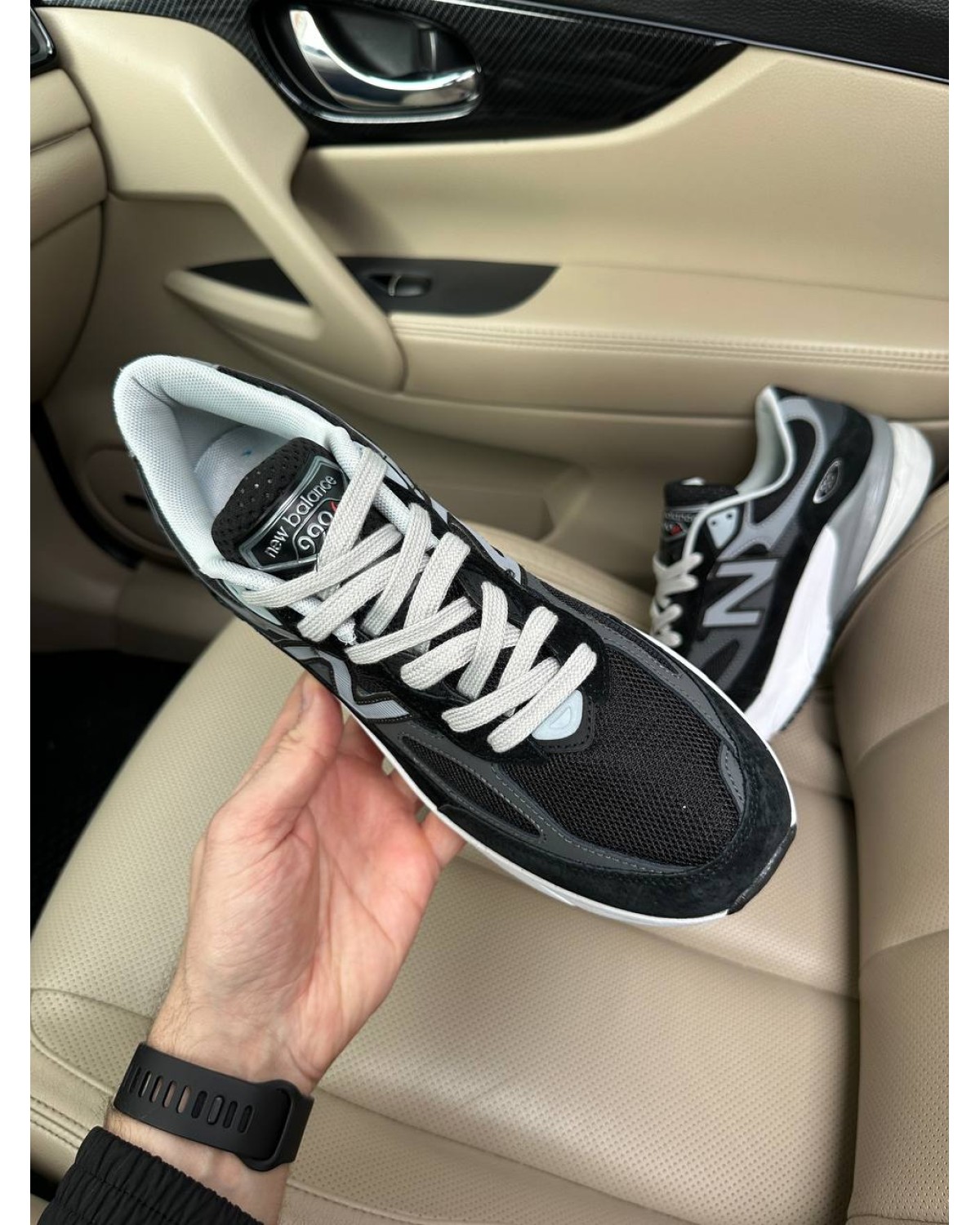 New Balance 990v6 Black White Grey