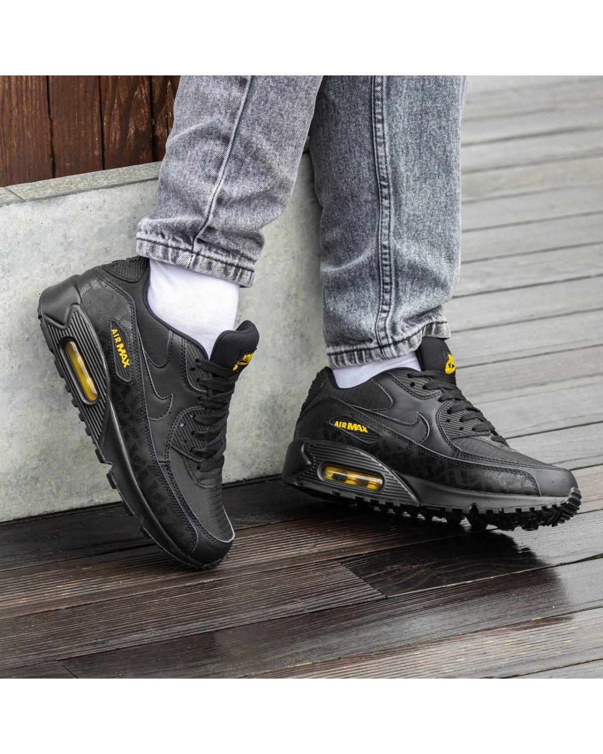 Nike Air Max 90 Black Yellow