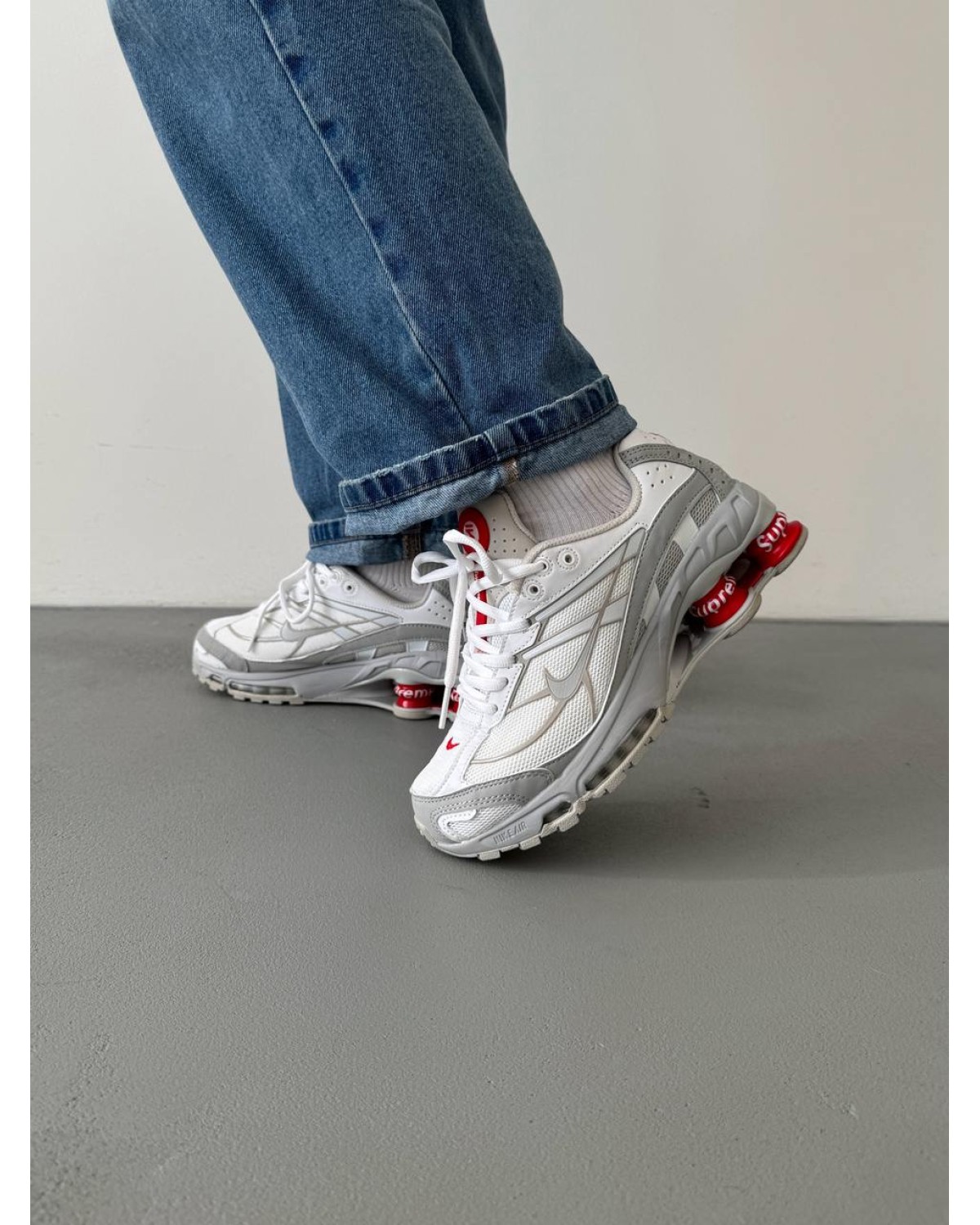 Nike Supreme Shox Ride 2 Grey/White