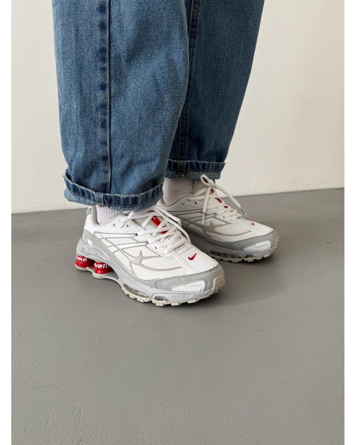 Nike Supreme Shox Ride 2 Grey/White