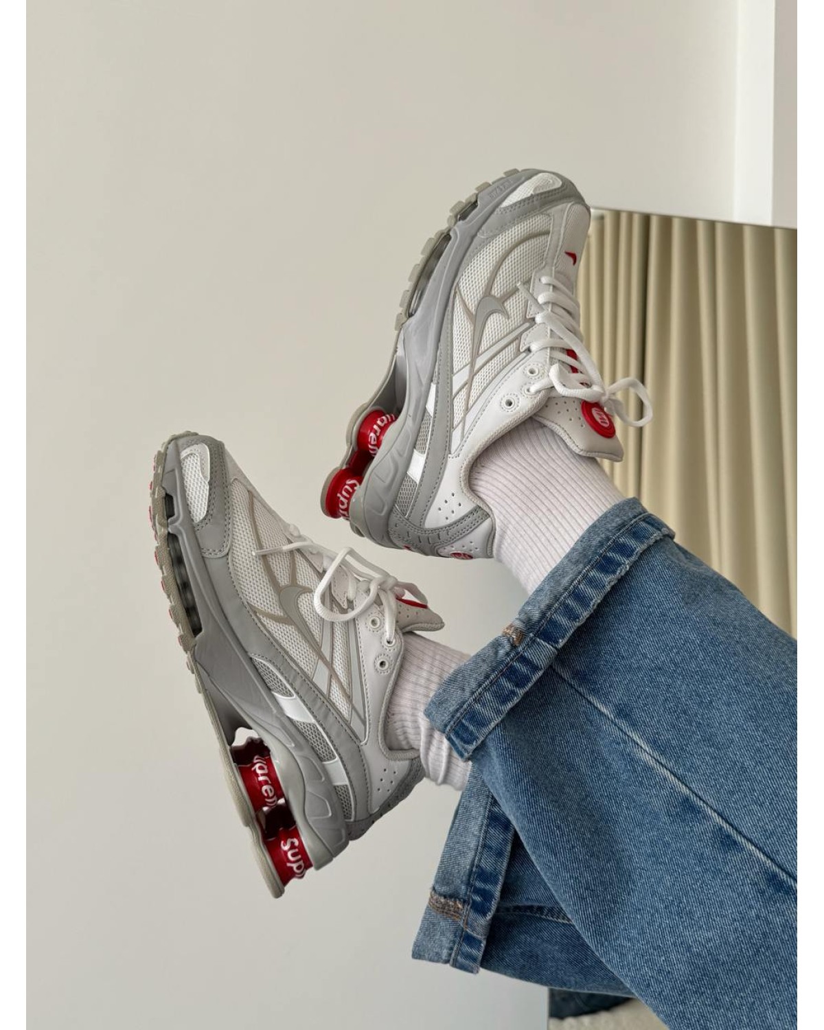 Nike Supreme Shox Ride 2 Grey/White
