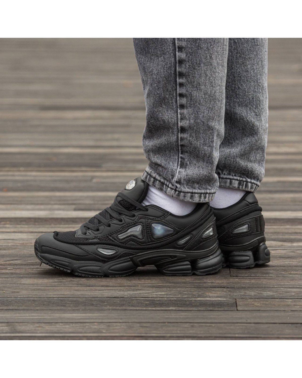 Adidas x Raf Simons Ozweego All Black