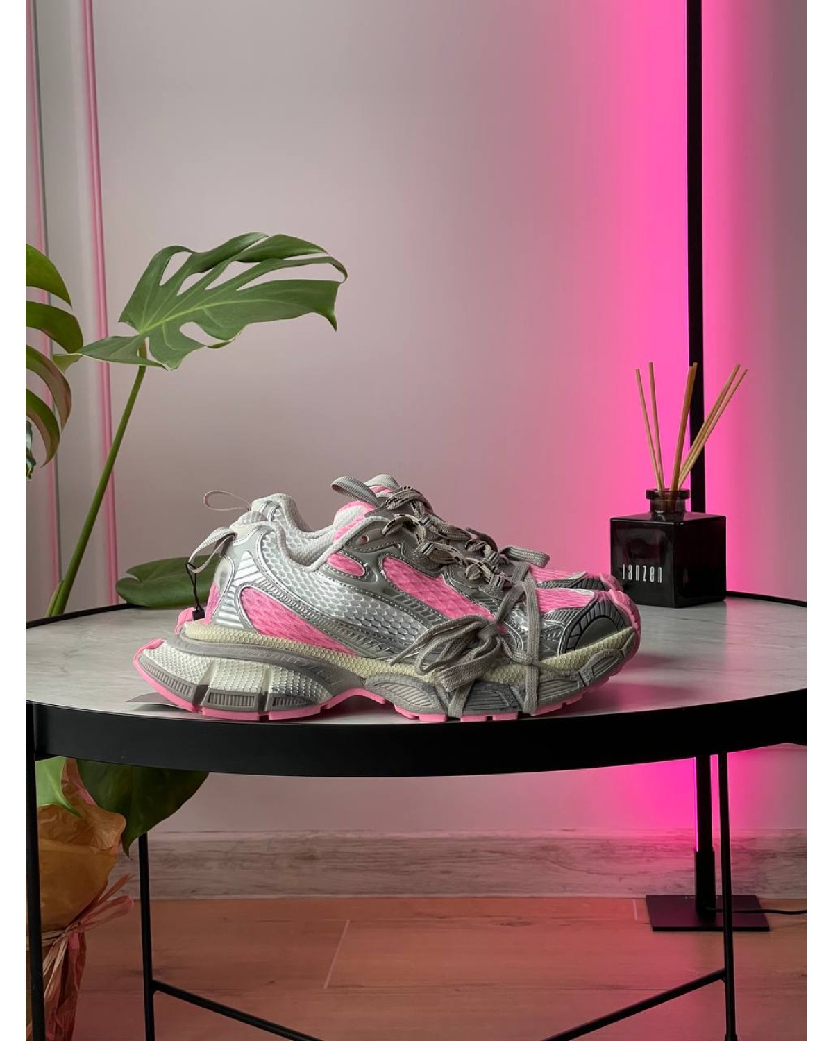 Balenciaga 3XL White Grey Pink