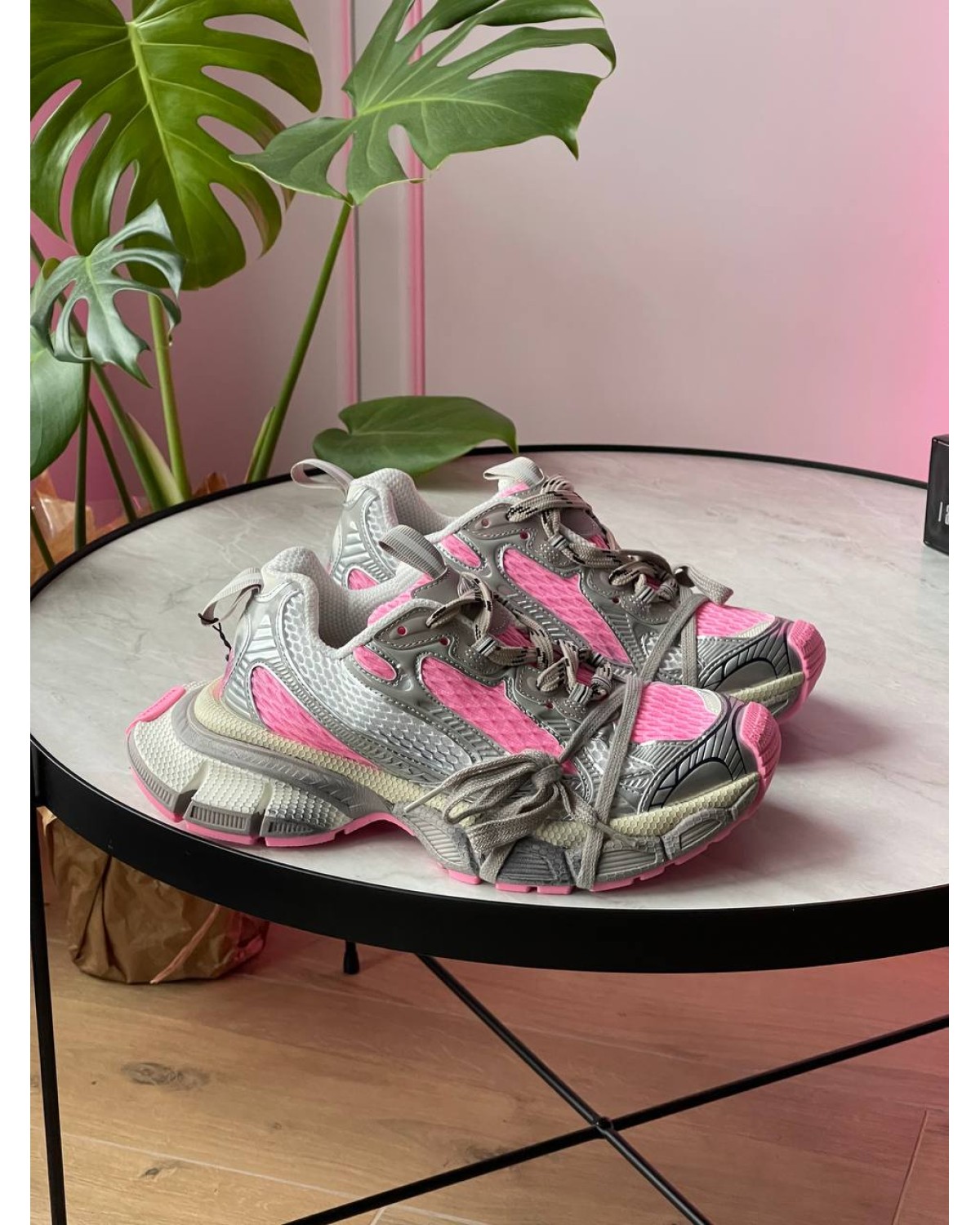 Balenciaga 3XL White Grey Pink