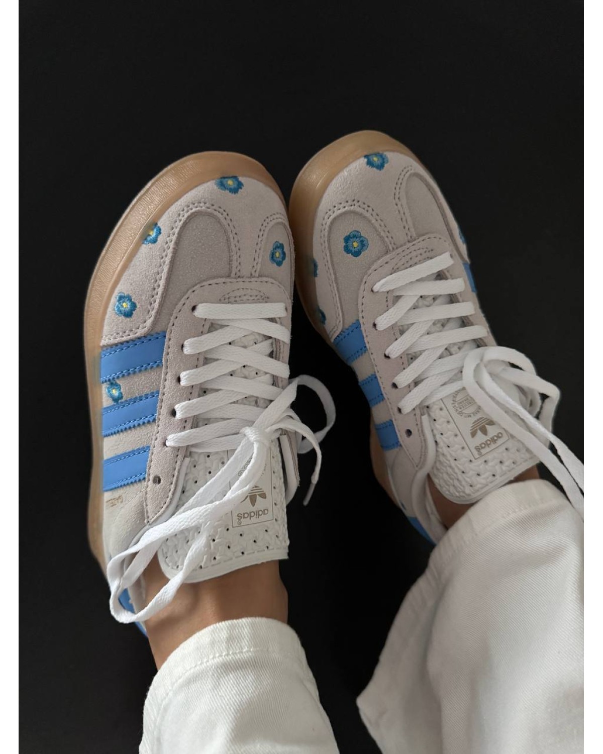 Adidas Gazelle Indoor Light Blue Floral
