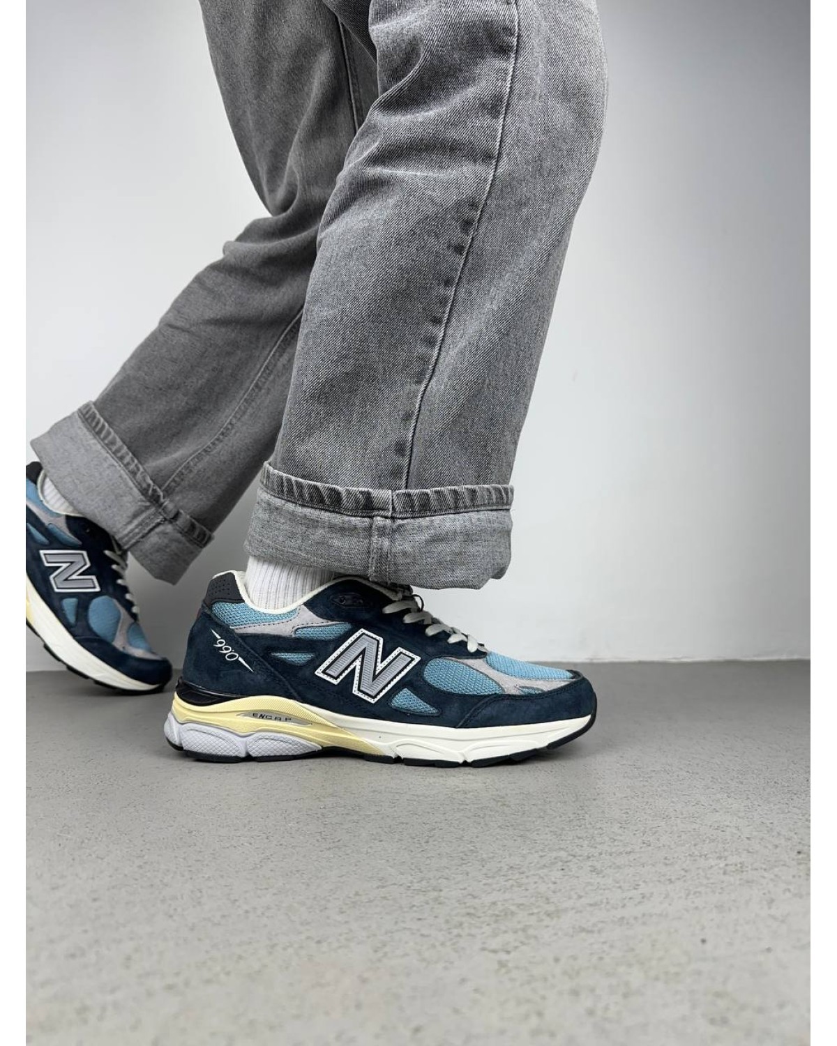 New Balance 990v3 MiUSA Teddy Santis Navy Castlerock