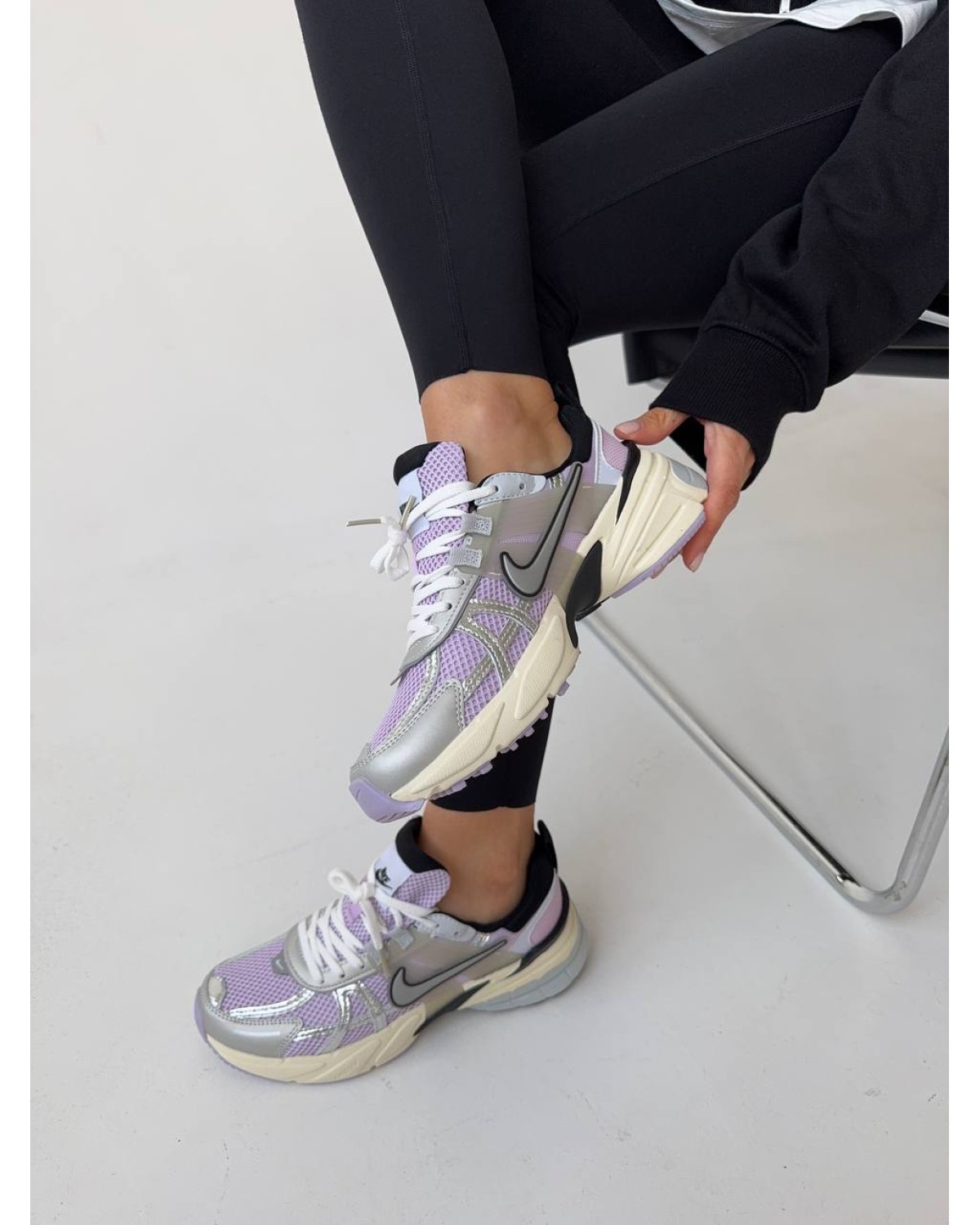 Nike V2K Runtekk Purple Silver