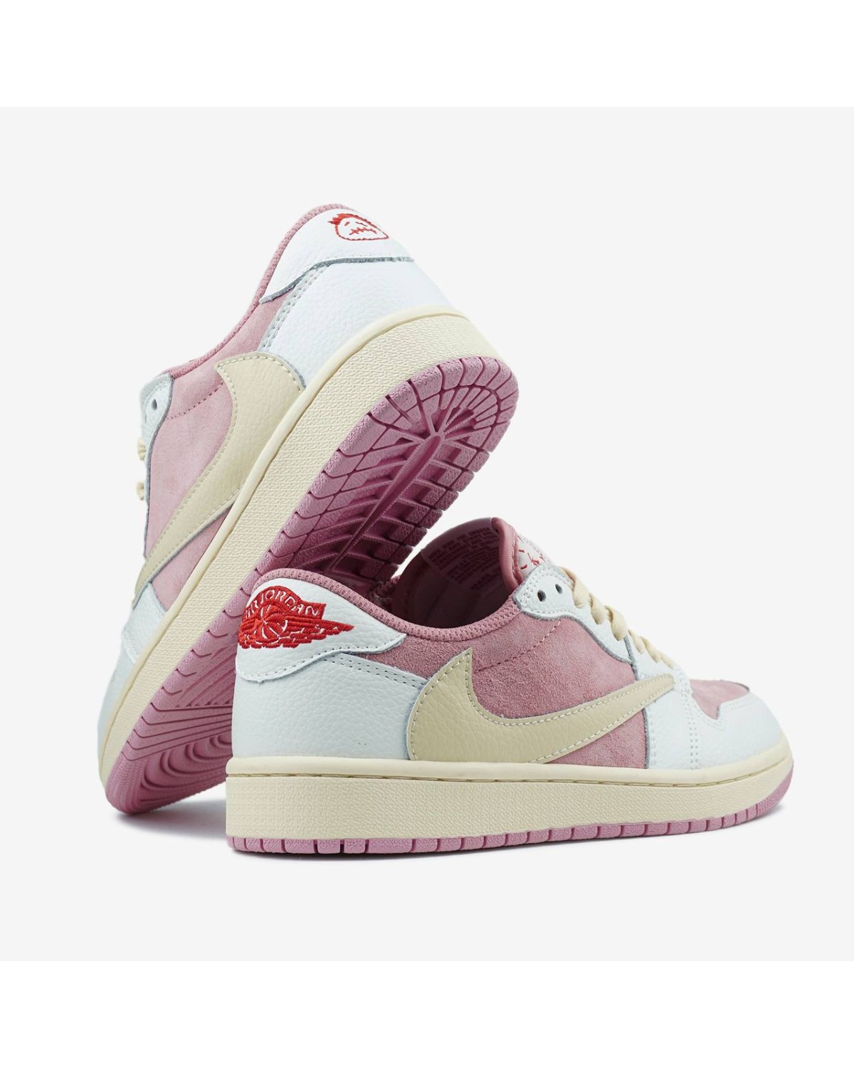 Nike Jordan 1 Low OG SP Travis Scott Pink White Beige