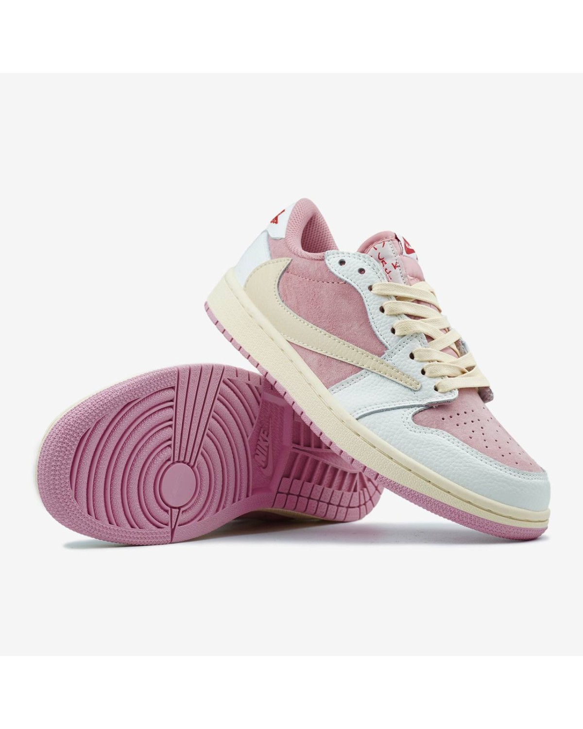Nike Jordan 1 Low OG SP Travis Scott Pink White Beige