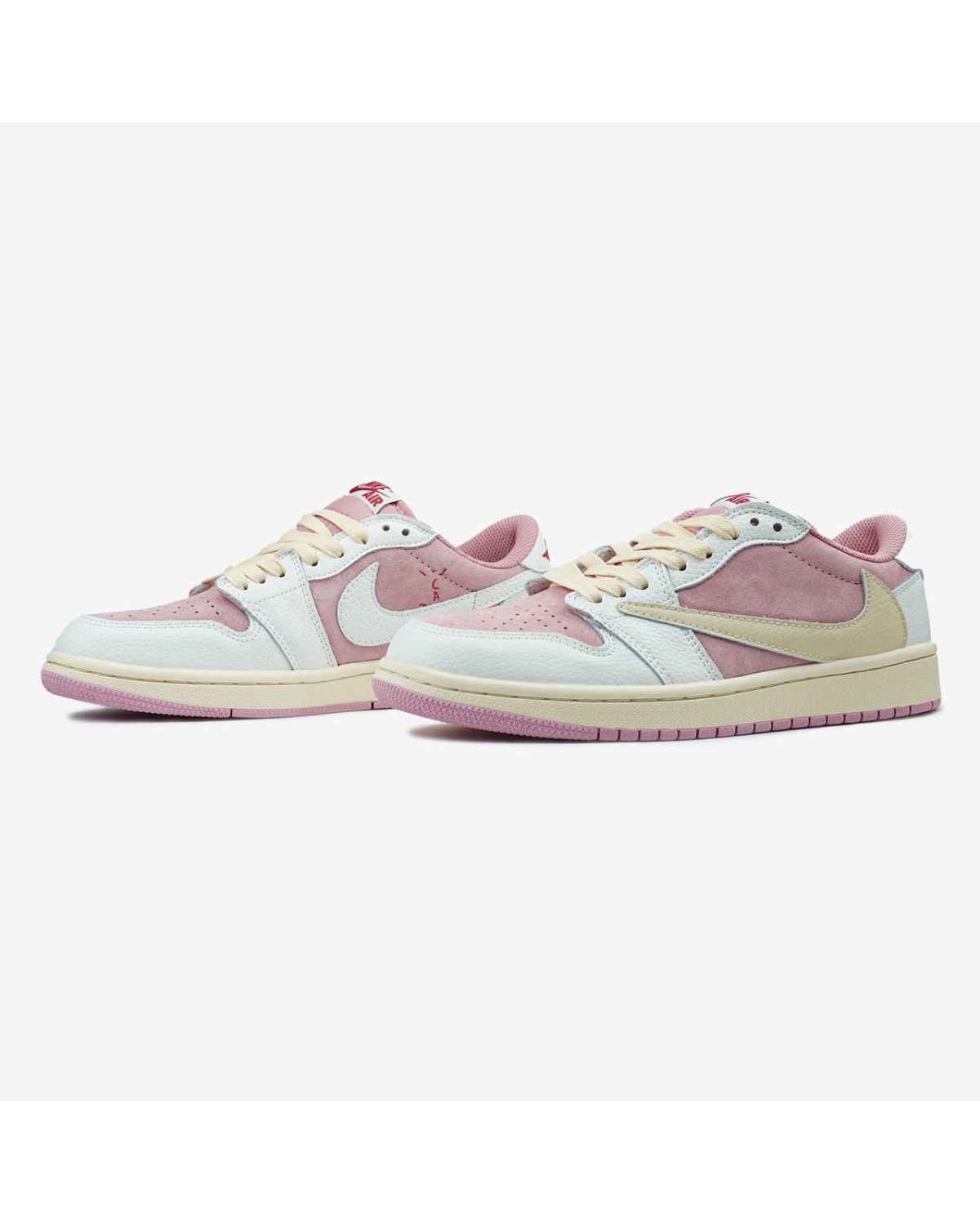 Nike Jordan 1 Low OG SP Travis Scott Pink White Beige