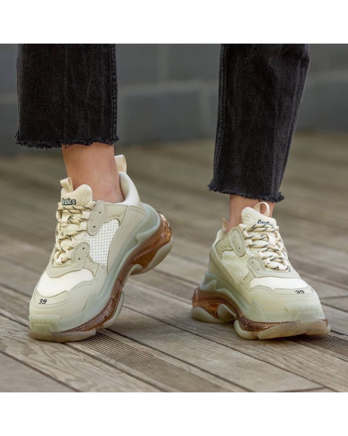Balenciaga Triple S Dark Beige