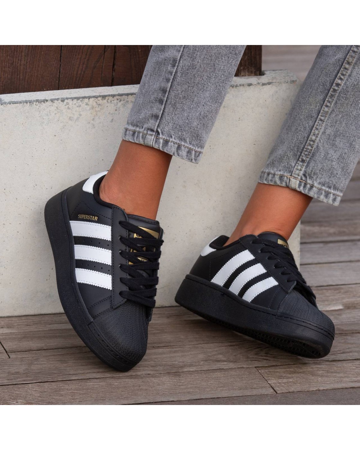 Adidas Superstar Platform Black