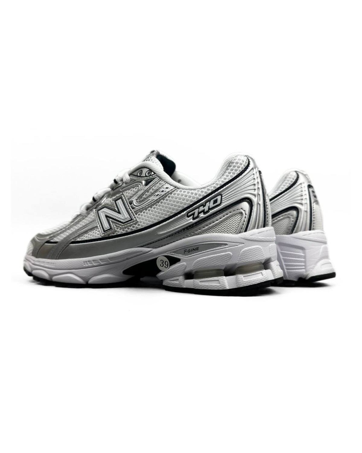 New Balance 740 White Silver