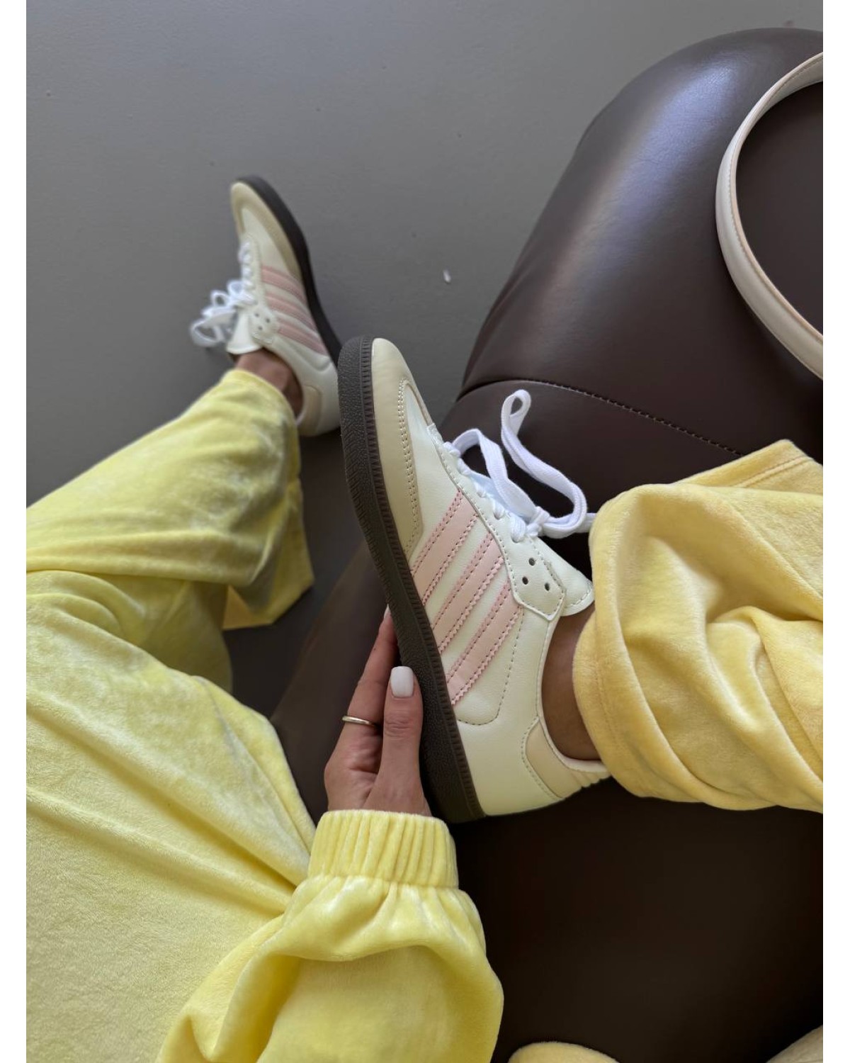 Adidas Samba White / Light Pink