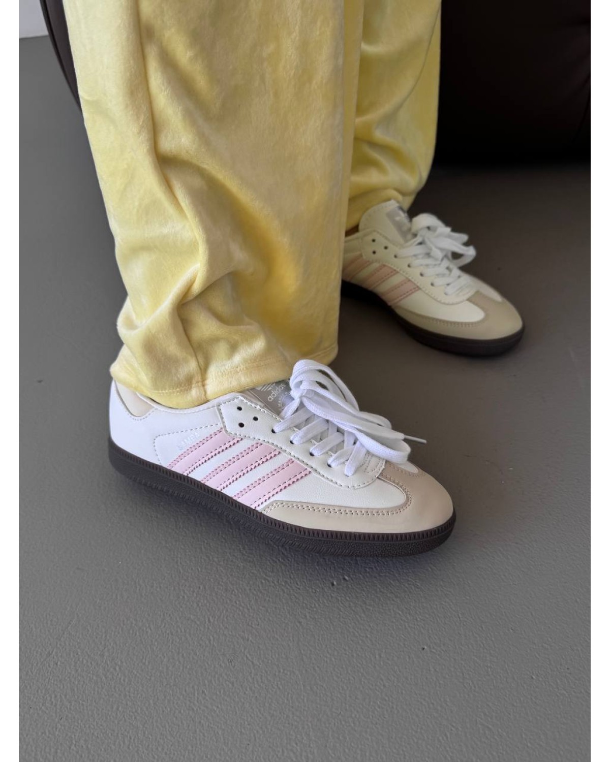 Adidas Samba White / Light Pink