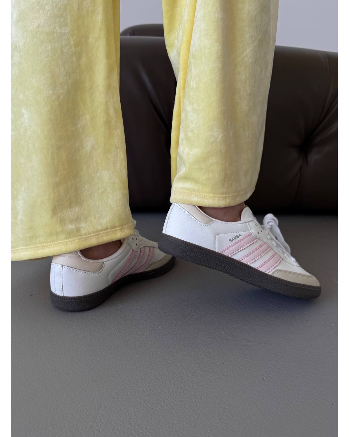 Adidas Samba White / Light Pink