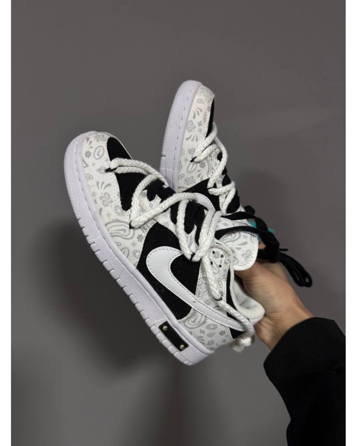 Nike SB Dunk Bandana White / Black
