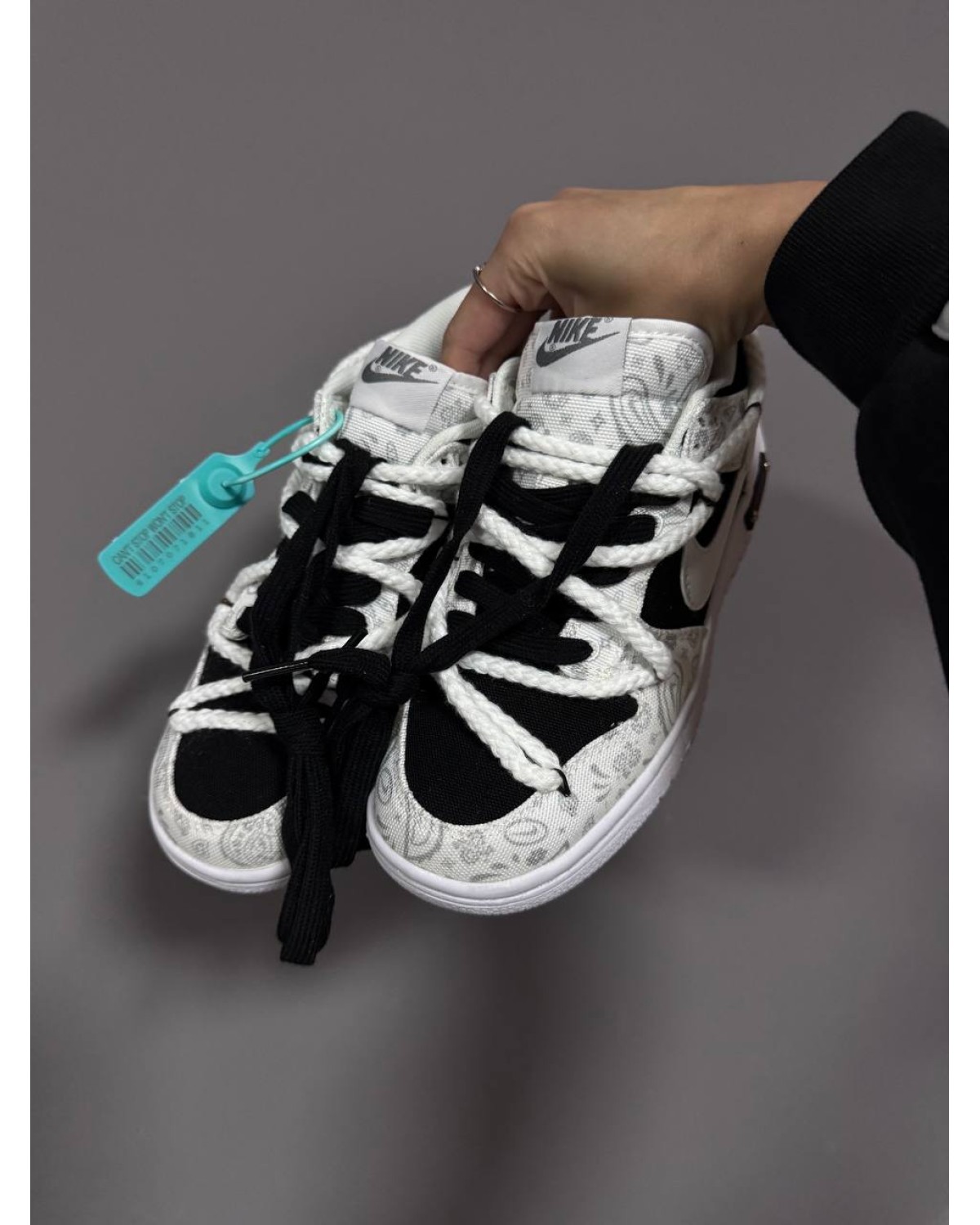 Nike SB Dunk Bandana White / Black