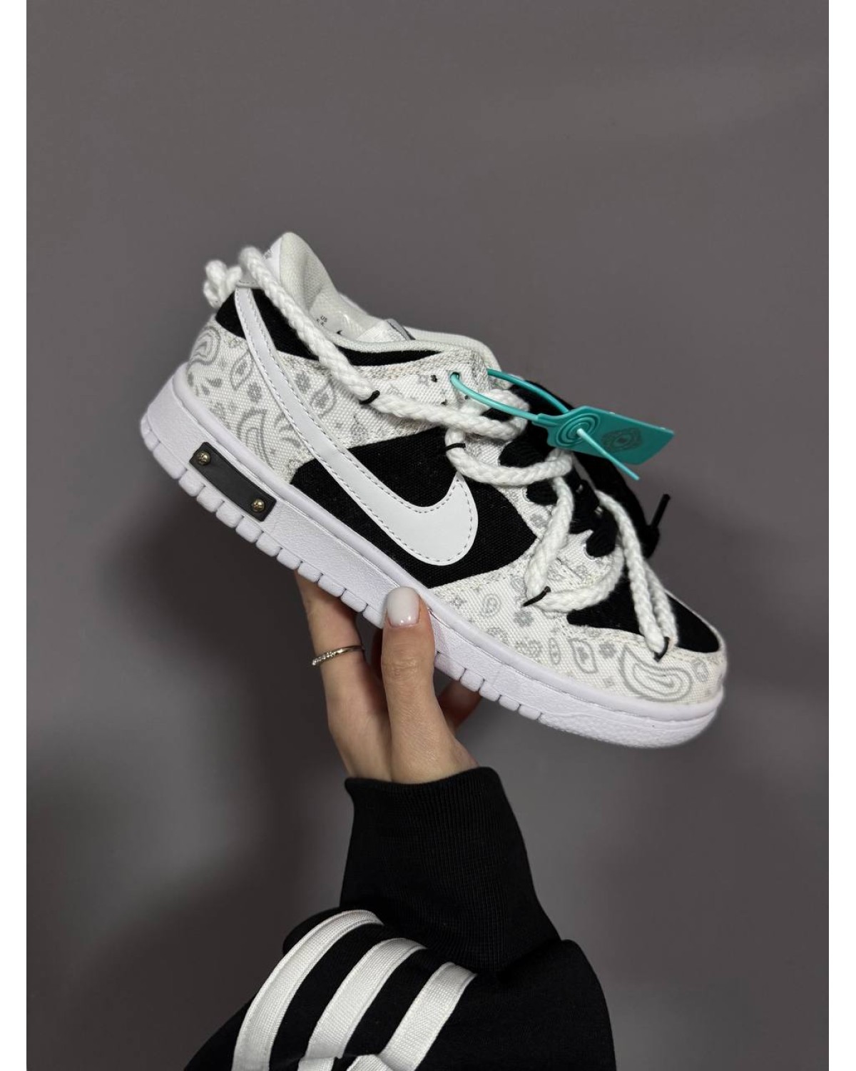 Nike SB Dunk Bandana White / Black