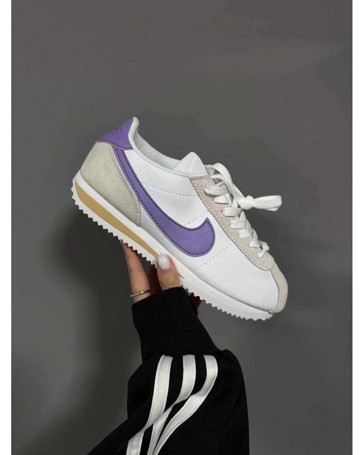 Nike Cortez White / Purple