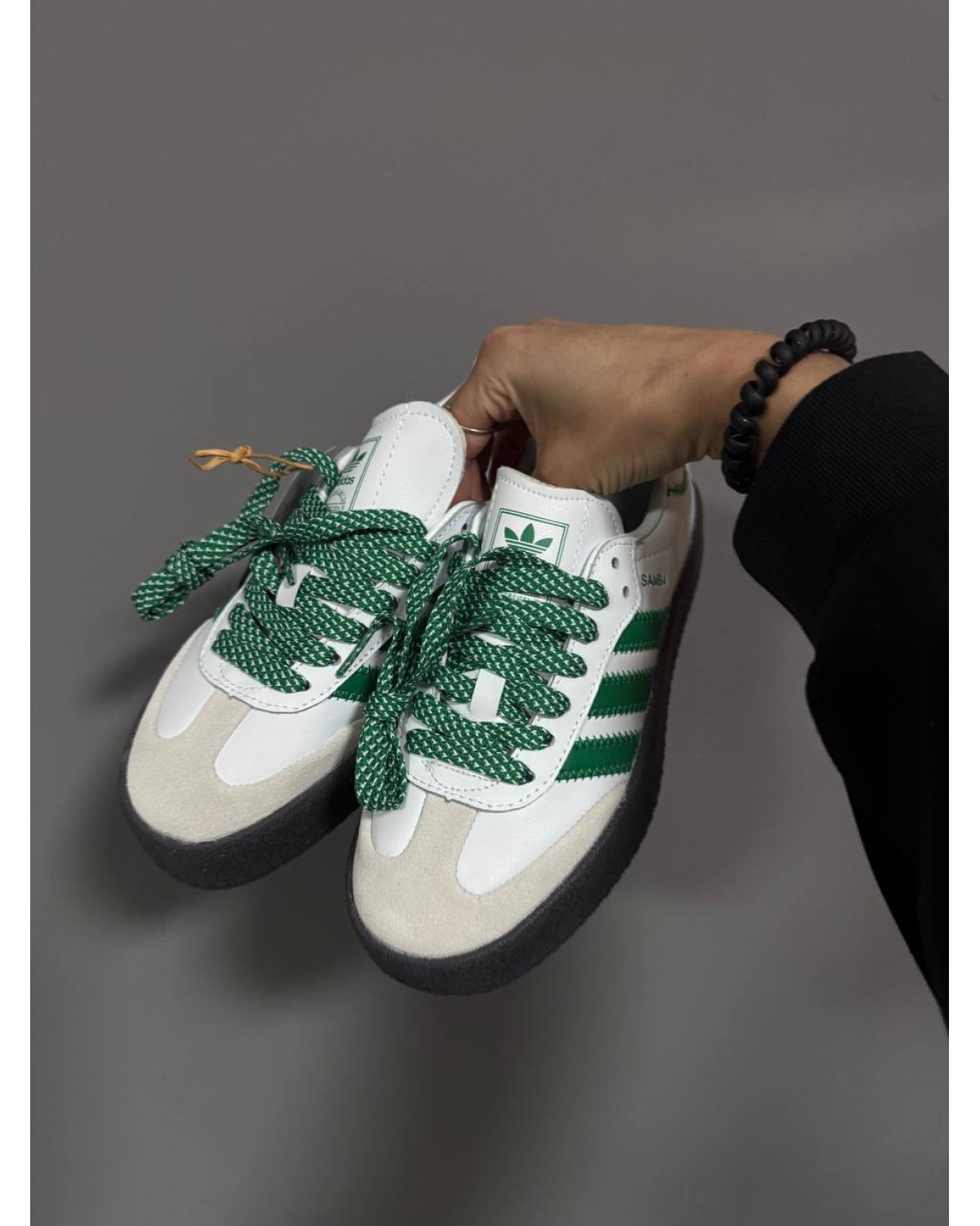 Adidas Samba Platform White / Green